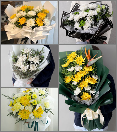 上海奉贤区金汇镇周家村白事花束代送